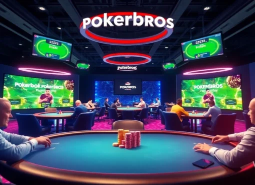 Engaging image showcasing Pokerbros clubs with players at multiple poker tables, emphasizing active and competitive gameplay.
