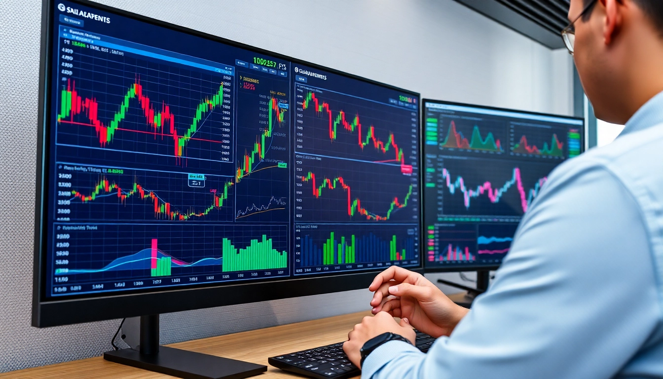 Trading view platform showcasing live market charts and analytics for traders and investors